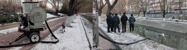 【CITTE｜展商案例分享】施罗德清淤机器人在北京零下12℃完成河道清淤(图2)